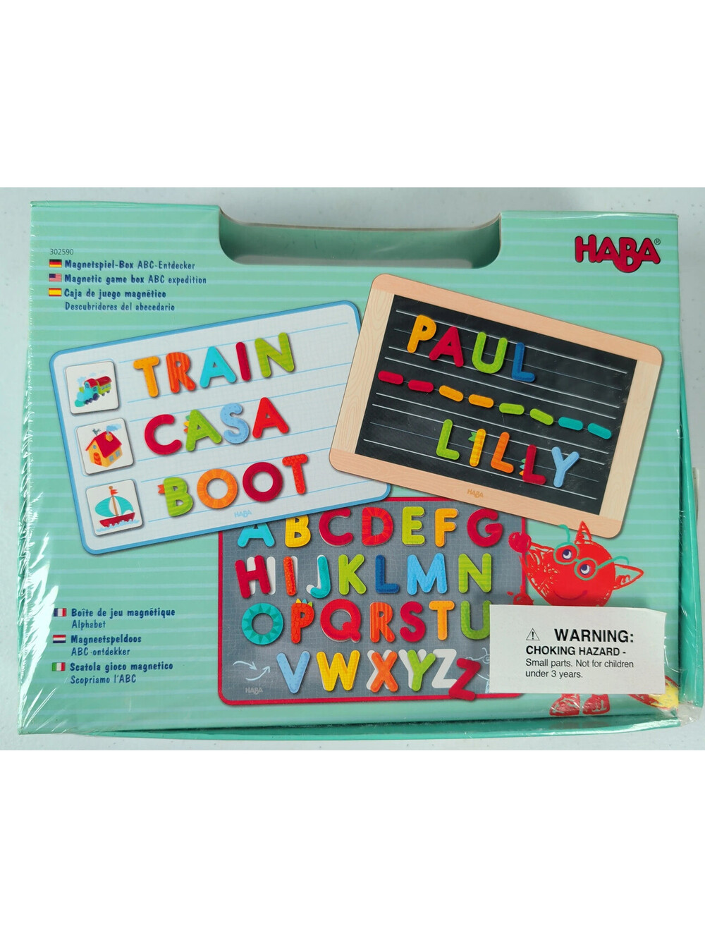 HABA Magnetic Game Box ABC Expedition 302590 Educational Learning Toy